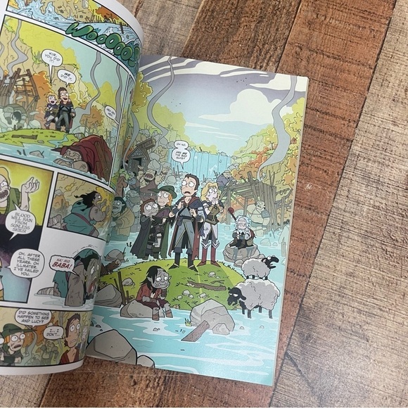 NEW Rick and Morty vs. Dungeons & Dragons Paperback Graphic Novel Rothfuss - Picture 4 of 5